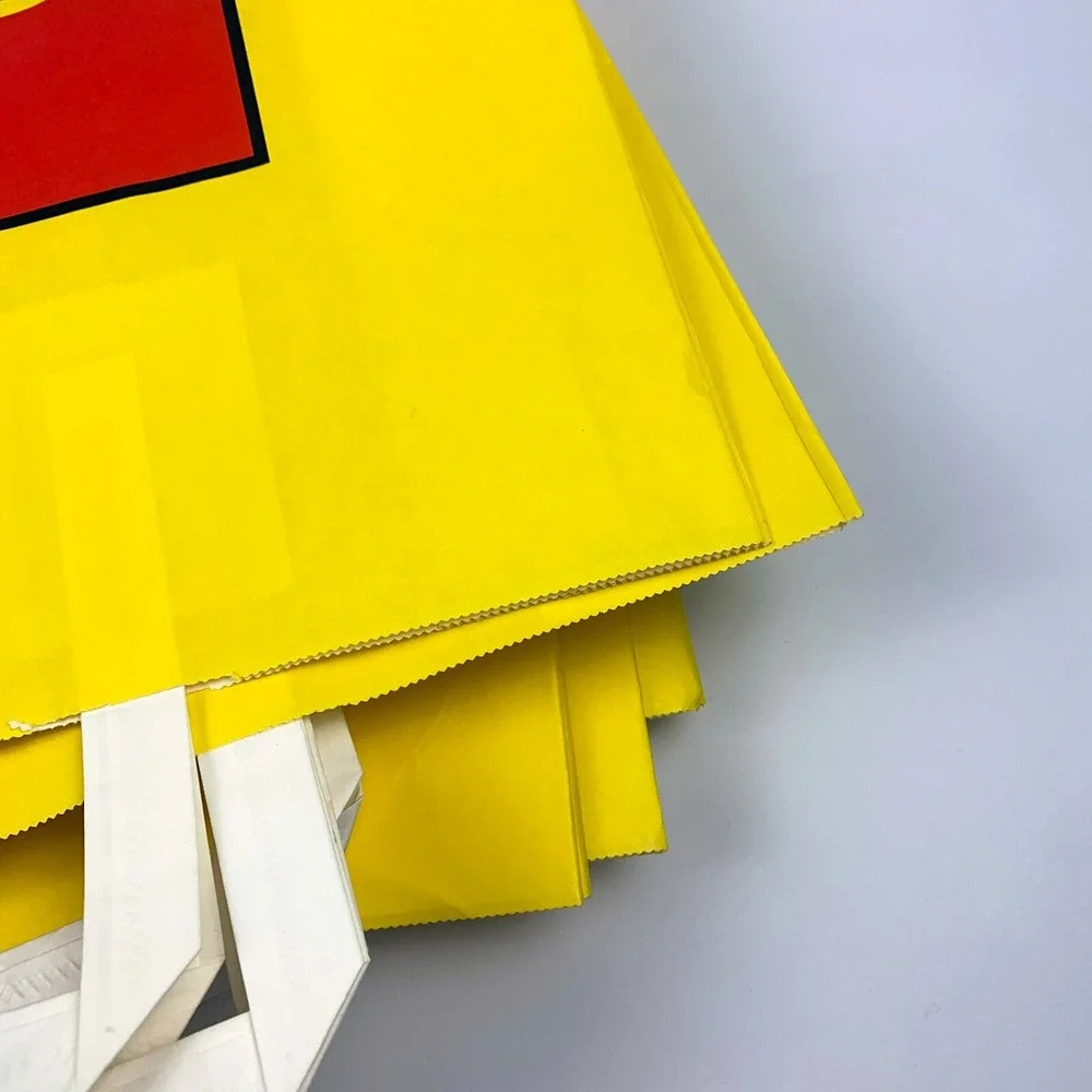 Lego Classic Yellow Shopping Bag Paper Logo Gift Bag 1x 7
